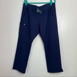 FIGS Kade Cargo Navy Scrub Pants